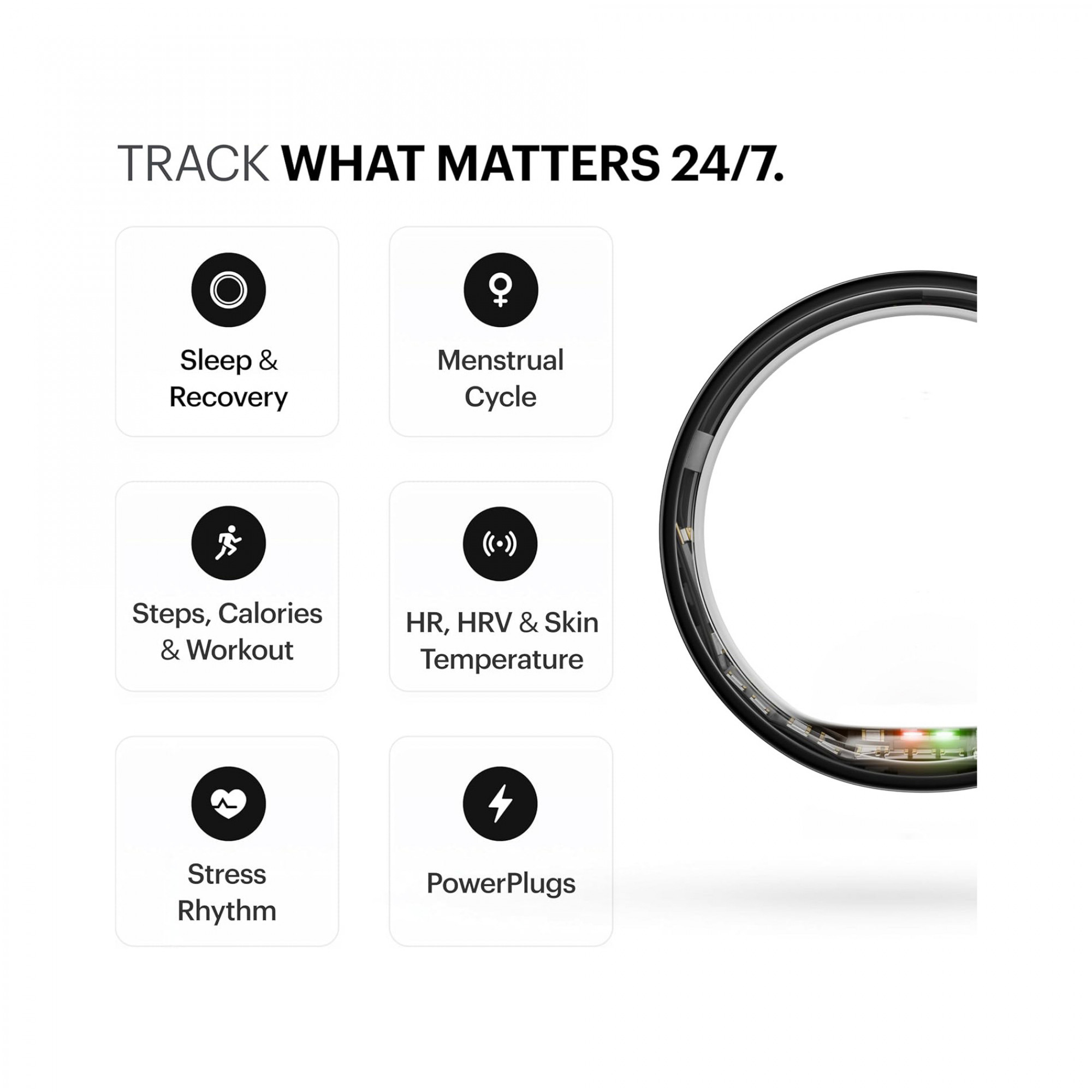 Умное кольцо ULTRAHUMAN Ring AIR (Aster Black) (Size 14)